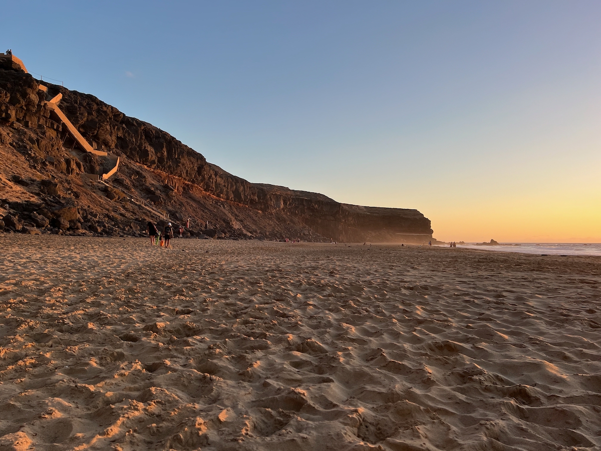 Sunset on Playa de la Escalera